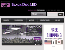 Tablet Screenshot of blackdogled.com